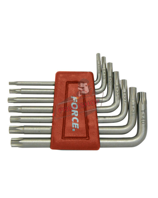 Шестограми Г-образни TORX (Т10-Т40) комплект 7 бр. JN66283 FORCE