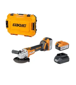 Ъглошлайф безчетков 125mm 18V 2x4Ah куфар Baukraft BK-BAG73 020804