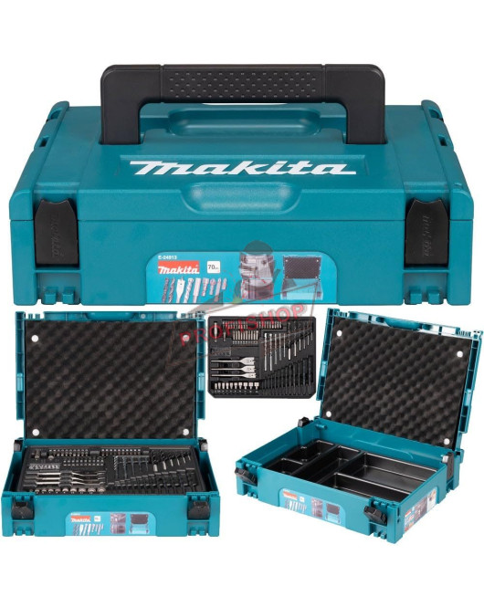 Комплект свредла и битове , 70 части, MAKITA E-24913 Комплект свредла и битове , 70 части, MAKITA E-24913