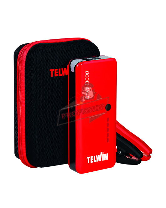 Мултифункционално зарядно стартерно устройство TELWIN DRIVE 13000 / 12000mAh, 800A/ Мултифункционално зарядно стартерно устройство TELWIN DRIVE 13000 / 12000mAh, 800A/