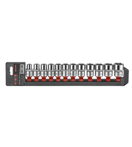 Вложки JN99099 Force 1/2" дванадесетостенни, комплект 12 бр., 10-24 mm , 4129