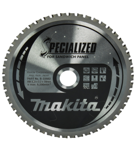Циркулярен диск за рязане на сандвич панели 235x30x1.8 мм, 50 z, Makita Specialized B-33582