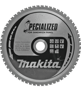 Циркулярен диск за рязане на сандвич панели , 270x30x2.4 мм, 60 z Makita Specialized B-33598