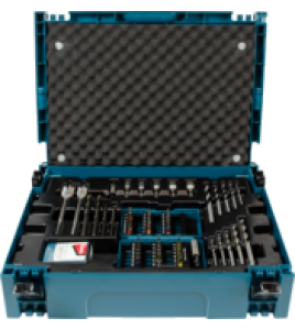Комплект свредла и накрайници , 69 части,Makita B-49638 