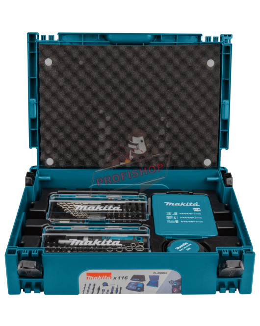 Комплект инструменти, 116 части, Makita B-49884 Комплект инструменти, 116 части, Makita B-49884