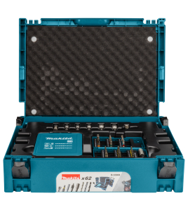 Комплект свредла и битове , 62 части,MAKITA B-53908