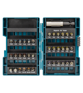 Комплект свредла и битове , 62 части,MAKITA B-53908