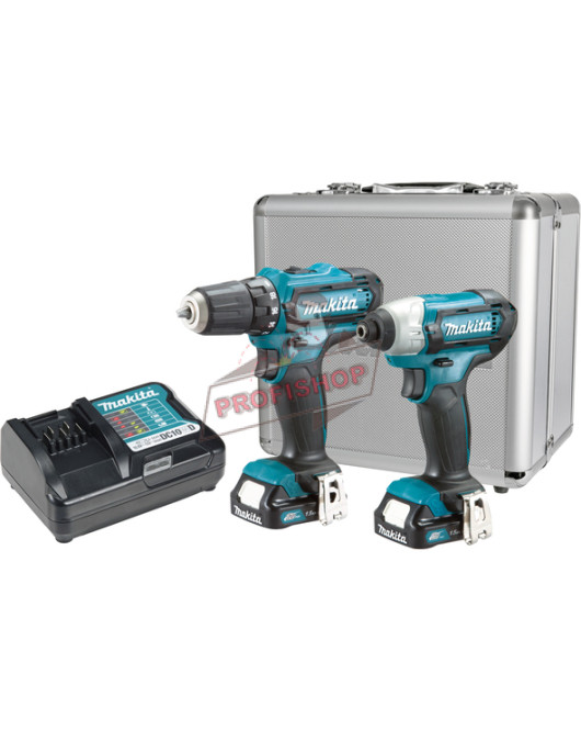 Акумулаторен винтоверт Makita,12V, CXT, 30 Nm,DF333D, + акумулаторен гайковерт Makita , 12V, 110 Nm,CXT,TD110D Акумулаторен винтоверт Makita,12V, CXT, 30 Nm,DF333D, + акумулаторен гайковерт Makita , 12V, 110 Nm,CXT,TD110D