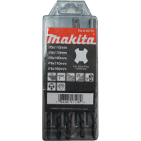 Комплект свредла за бетон , SDS-plus, 6-12 мм, 5 бр. Makita D-36049