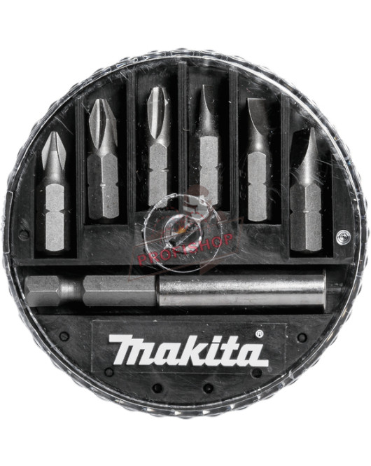 Комплект битове с магнитен държач , 1/4", 25 мм, 7 части, Makita D-73265 Комплект битове с магнитен държач , 1/4", 25 мм, 7 части, Makita D-73265