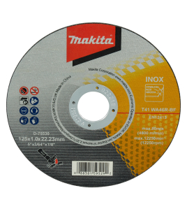 диск за рязане 125х1х22.23 INOX, MAKITA D-75530