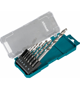 Комплект свредла за метал HSS-G, 2-8 мм, 6 бр. Makita D-75742