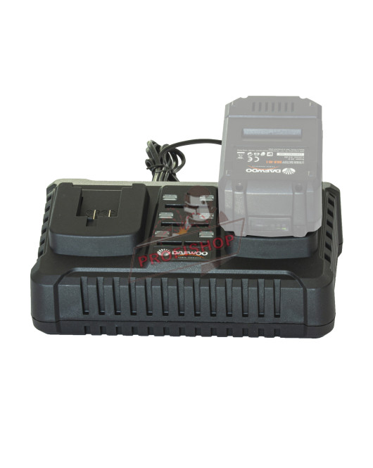 Зарядна станция двойна бързозареждаща "UNI-BAT" 21V, 2x3.8Ah, 200W DALCH-2-38-1 Зарядна станция двойна бързозареждаща "UNI-BAT" 21V, 2x3.8Ah, 200W DALCH-2-38-1