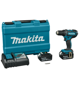 Акумулаторен винтоверт Makita DDF482RFE, LXT, 18 V, 2х3 Ah, 62 Nm, 