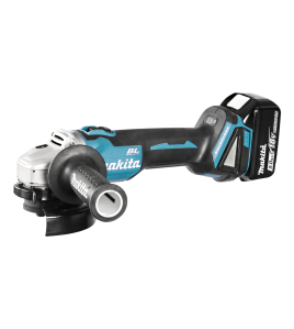 Акумулаторен ъглошлайф Makita , 18 V, 5 Ah, 125 мм, с 2 батерии и зарядно, DGA506RTJ