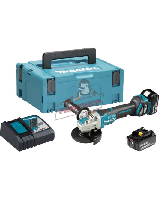 Акумулаторен ъглошлайф Makita , X-LOCK, 18 V, LXT, DGA519RTJ Акумулаторен ъглошлайф Makita , X-LOCK, 18 V, LXT, DGA519RTJ