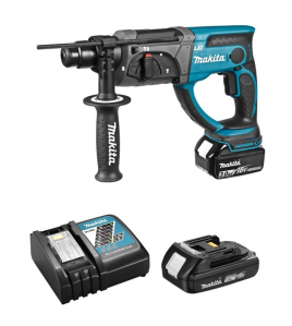 Акумулаторен перфоратор Makita , LXT, 18 V, 3 Ah, 1.5 Ah, 2 J, DHR202RX4