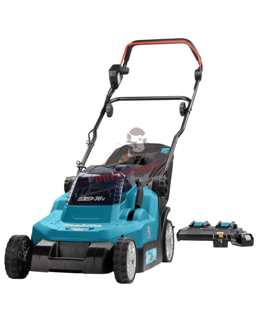 Акумулаторна косачка LXT, 36 V, 2х5 Ah, 380 мм, с батерии и зарядно, Makita DLM382PT2