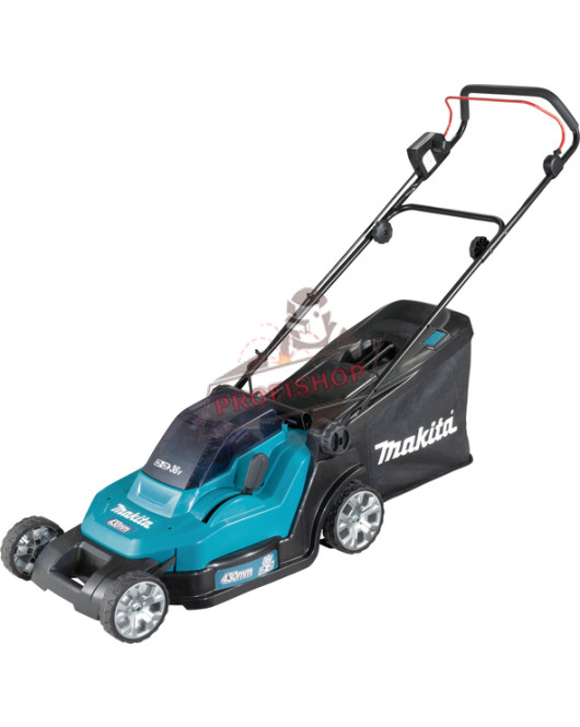 Акумулаторна косачка , 36 V, 430 мм, без батерии и зарядно, Makita DLM432Z + Подарък Работни ръкавици Makita