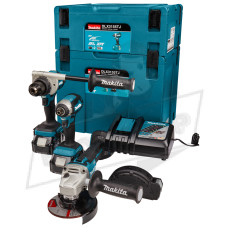 Акумулаторни машини , LXT, 18 V, с 2 батерии 5 Ah, зарядно и 2 куфара, Makita DLX3155TJ