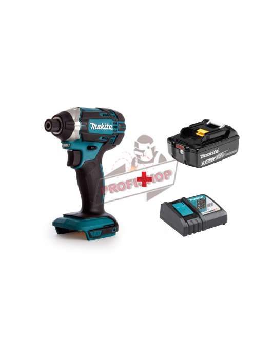 Акумулаторен ударен винтоверт Makita DTD152Z, LXT, 18 V, 165 Nm с акумулаторна батерия Makita, 3 Ah BL1830 и зарядно устройство DC18RC Li-Ion, 9 A