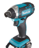 Акумулаторен ударен винтоверт Makita DTD152Z, LXT, 18 V, 165 Nm с акумулаторна батерия Makita, 3 Ah BL1830 и зарядно устройство DC18RC Li-Ion, 9 A
