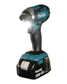 Акумулаторен ударен винтоверт Makita DTD152Z, LXT, 18 V, 165 Nm с акумулаторна батерия Makita, 3 Ah BL1830 и зарядно устройство DC18RC Li-Ion, 9 A