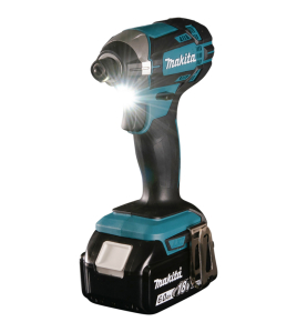 Акумулаторен ударен винтоверт Makita DTD152Z, LXT, 18 V, 165 Nm с акумулаторна батерия Makita, 3 Ah BL1830 и зарядно устройство DC18RC Li-Ion, 9 A
