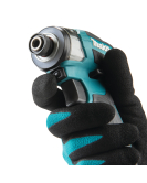 Акумулаторен ударен винтоверт Makita DTD173Z, LXT, 18 V, 180 Nm с батерия ,3 Ah BL1830 , зарядно устройство DC18RC Li-Ion, 9 A и чанта за инструменти Makita 831253-8