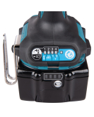 Акумулаторен ударен винтоверт Makita DTD173Z, LXT, 18 V, 180 Nm с батерия ,3 Ah BL1830 , зарядно устройство DC18RC Li-Ion, 9 A и чанта за инструменти Makita 831253-8