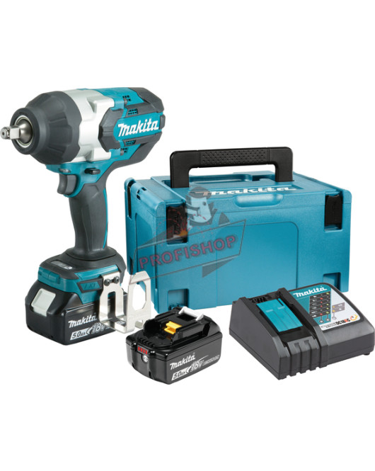 Ударен акумулаторен гайковерт ,18V, 5.0 Ah, 1000 Nm,1/2“, Makita DTW1002RTJ Ударен акумулаторен гайковерт ,18V, 5.0 Ah, 1000 Nm,1/2“, Makita DTW1002RTJ
