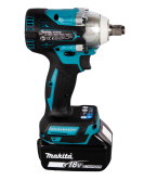 Акумулаторен ударен гайковерт , LXT, 18 V, 330 Nm, без батерия и зарядно, Makita DTW300Z Акумулаторен ударен гайковерт , LXT, 18 V, 330 Nm, без батерия и зарядно, Makita DTW300Z