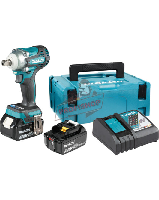 Акумулаторен ударен гайковерт LXT ,18 V, 5 Ah, 580 Nm, с 2 батерии и зарядно ,Makita DTW301RTJ Акумулаторен ударен гайковерт LXT ,18 V, 5 Ah, 580 Nm, с 2 батерии и зарядно ,Makita DTW301RTJ