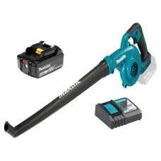 Акумулаторна въздуходувка , LXT, 18 V, 3 Ah, 3.2 м³/мин, с 2 дюзи, батерия и зарядно, Makita DUB186SFX1