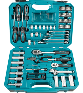 Гедоре комплект , 1/2", 1/4"-3/8", 87 части,Makita E-08458,