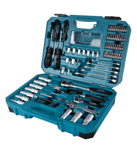 Гедоре комплект , 1/2", 1/4"-3/8", 87 части,Makita E-08458,