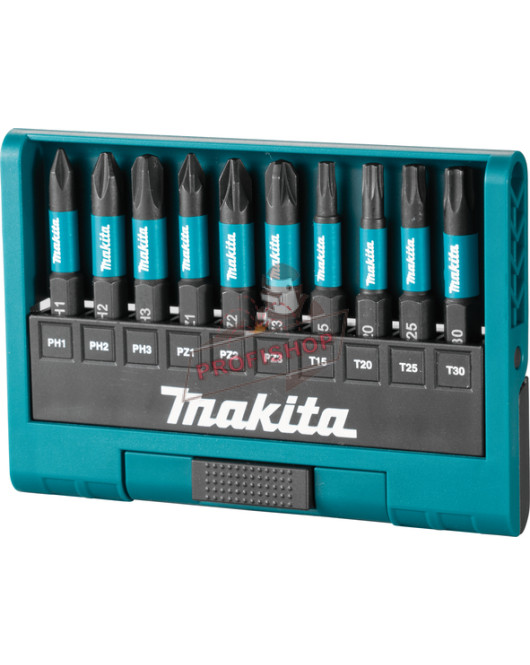Комплект накрайници Impact Black , 1/4", 10 части, Makita E-12011 Комплект накрайници Impact Black , 1/4", 10 части, Makita E-12011