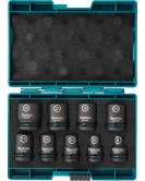 Комплект ударни вложки 1/2", 8-24 мм, 9 бр. Makita Impact Black E-16564
