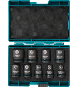 Комплект ударни вложки 1/2", 8-24 мм, 9 бр. Makita Impact Black E-16564