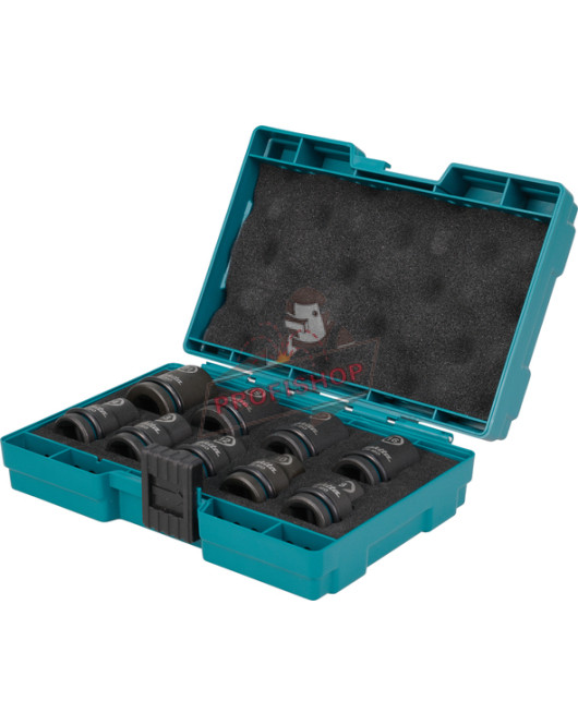 Комплект ударни вложки 9 бр, 1/2", 8-21 мм, Makita Impact Black E-16570 Комплект ударни вложки 9 бр, 1/2", 8-21 мм, Makita Impact Black E-16570