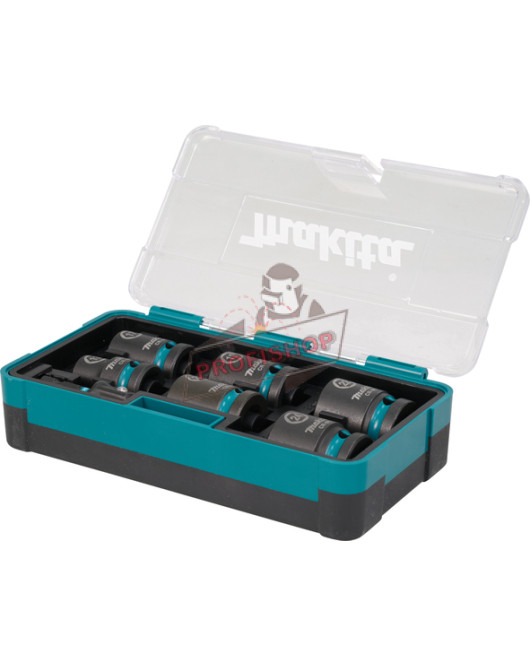 Комплект ударни вложки + адаптер 1/2", 13-24 мм, Makita Impact Black E-16592 Комплект ударни вложки + адаптер 1/2", 13-24 мм, Makita Impact Black E-16592