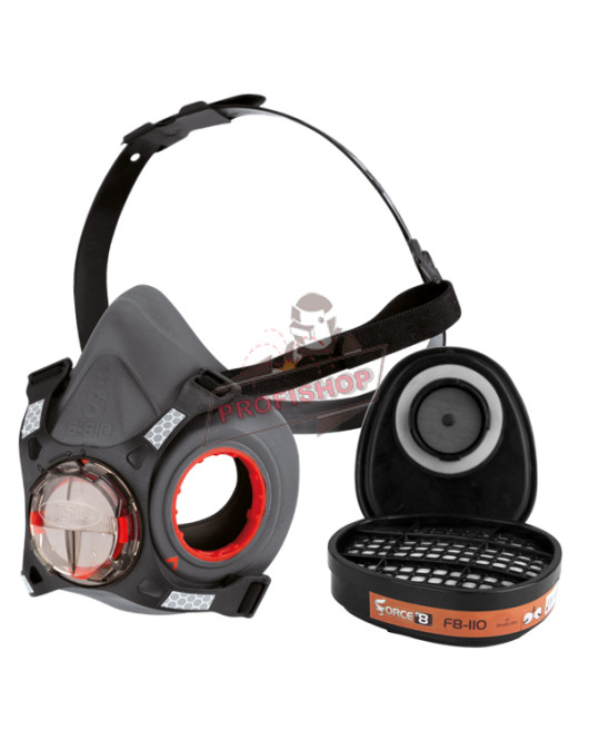 Полумаска JSP FORCE 8 комплект филтри ABEK1P3 Полумаска JSP FORCE 8 комплект филтри ABEK1P3