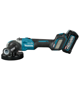 Акумулаторен ъглошлайф XGT, 40 V,125 мм, X-LOCK, с 2 батерии 4 Ah, , зарядно устройство и куфар Makita GA041GM201