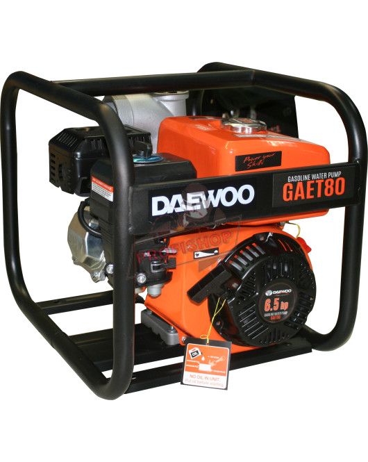 Бензинова водна помпа DAEWOO 6.5 HP, 30 m3/h GAET50 Бензинова водна помпа DAEWOO 6.5 HP, 30 m3/h GAET50