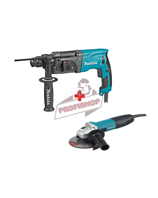 Електрически комплект MAKITA перфоратор HR2470 и ъглошлайф GA5030R Електрически комплект MAKITA перфоратор HR2470 и ъглошлайф GA5030R
