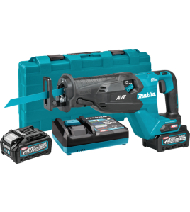 Акумулаторен саблен трион , XGT, 40 V, 4 Ah, 255 мм, с 2 батерии, зарядно и куфар, Makita JR002GM201