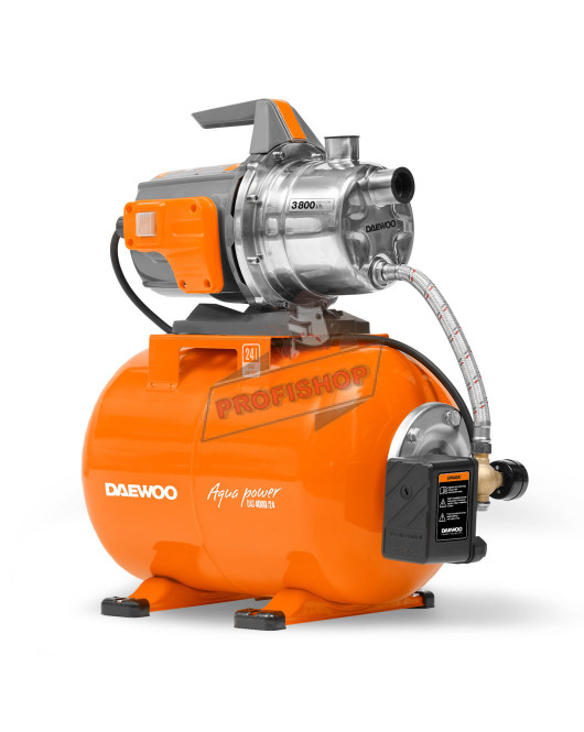 Хидрофорна помпа 1", 1200 W, 3800 л/ч, 48 м, 24 л DAS4000/24 Хидрофорна помпа 1", 1200 W, 3800 л/ч, 48 м, 24 л DAS4000/24