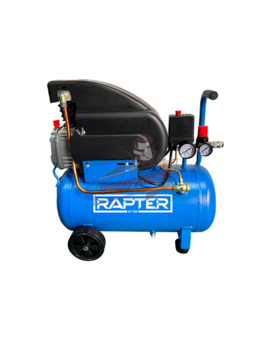 Компресор бутален 24L, 2HP/1.5 kW /RRHQ AC24D/директно куплиране RAPTER RR44470