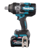 Акумулаторен ударен гайковерт Makita , XGT, 1800 Nm, 40 V, TW001GM201