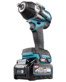 Акумулаторен ударен гайковерт XGT, 40 V, 2.5 Ah, 1/2", 1100 Nm, с 2 батерии, зарядно и куфар, Makita TW007GD201 Акумулаторен ударен гайковерт XGT, 40 V, 2.5 Ah, 1/2", 1100 Nm, с 2 батерии, зарядно и куфар, Makita TW007GD201